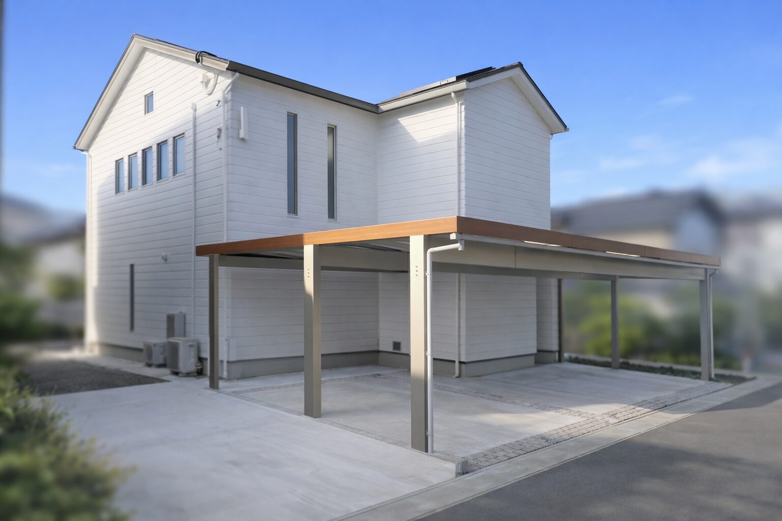 スキップフロアのある「空澄の家」／43坪