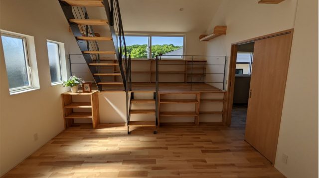 スキップフロアのある「空澄の家」/長久手市43坪